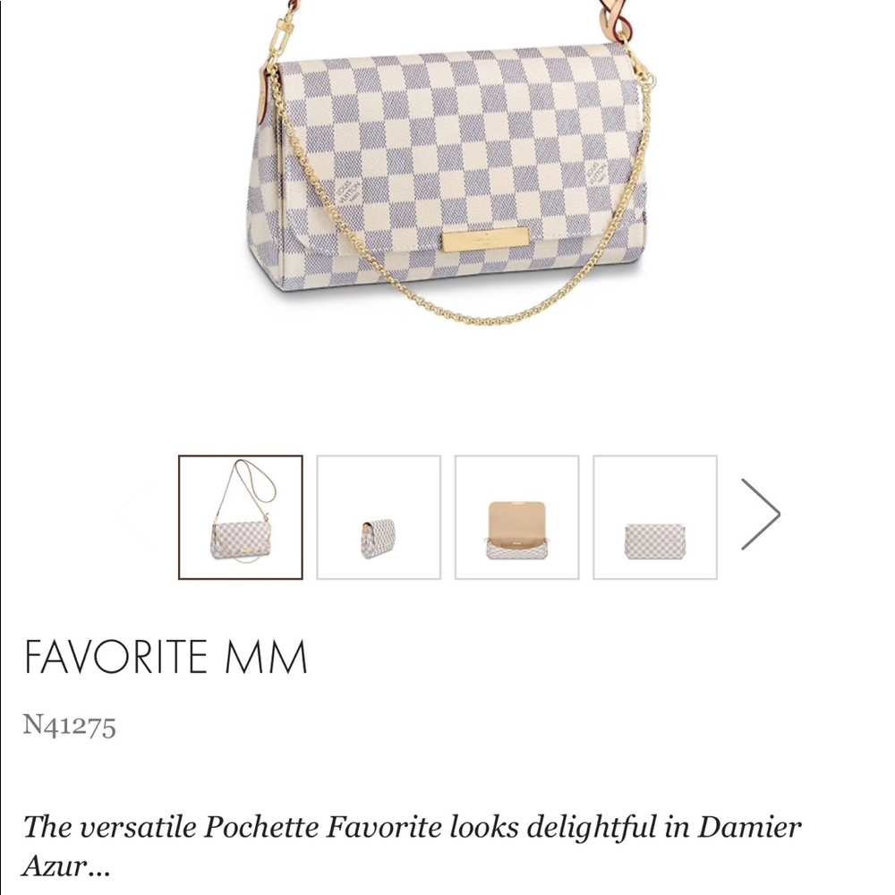 Louis Vuitton Favorite MM in Azur